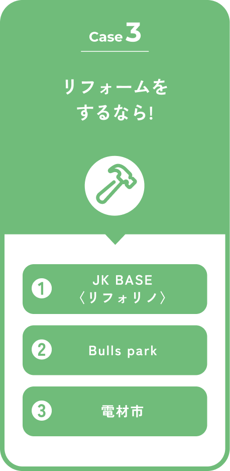 リフォームをするなら!